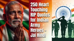 250 Heart Touching RIP Quotes for Indian Army Heroes – Jai Hind!