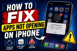 Fix Apps Not Opening on iPhone